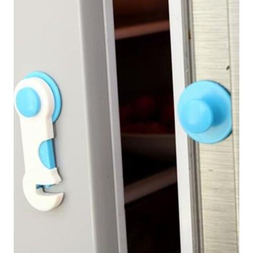 Multi-function Child Baby Safety Lock Cupboard Cabinet Door Drawer Safety Locks Childproof Product Plastic Latch Household Tools