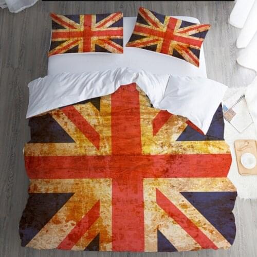Fashion Vintage Scenery Bedding Set Compass Portrait Duvet Cover Set Bedclothes Single Double Queen King Size 2/3pcs Quilt Cover