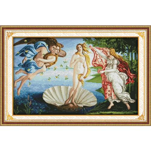 ) cross stitch kit people 18ct 14ct 11ct count print canvas stitches embroidery DIY handmade needlework