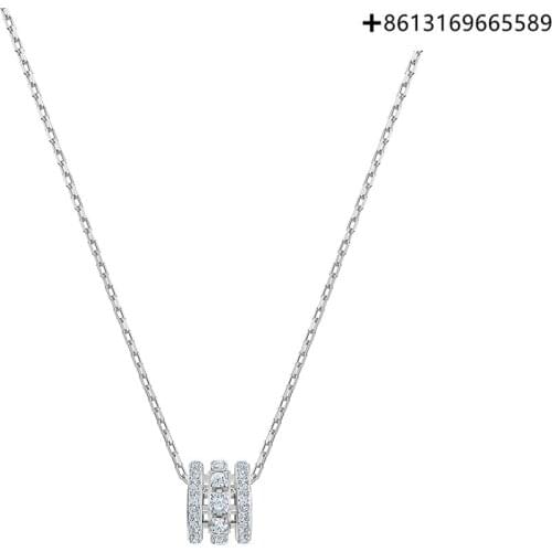 Original Reproduction 1:1 100% Pure Silver 925 Modern Style Fresh And Elegant Delicate Joker Necklace Manufacturers Direct Batch