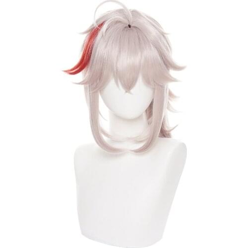 Game Genshin Impact Kazuha Cosplay Halloween Kazuha Wig Genshin Impact Kazuha Wig Costume Hair