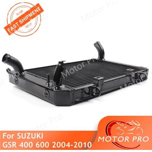 Radiator For Suzuki GSR 400 600 2004 - 2010 Motorcycle Accessories Cooling Cooler 2005 2006 2007 2008 2009 GSR400 GSR600 Black