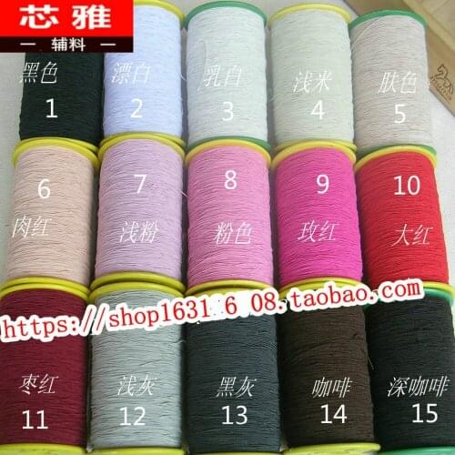 30 Colors High Quality 1Pcs 0.5mm*500M/Roll Round Rubber Elastic Rope Band DIY Handmade Clothes Sewing Accessories