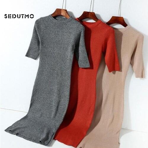SEDUTMO Fashionable Knitted Dresses