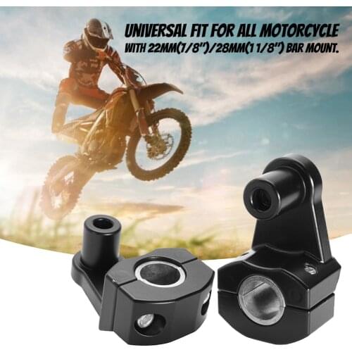 SALE Universal Motorcycle Handlebar Riser 7/8" 22mm 28mm Bars Clamp handle bar risers for BMW Suzuki Ducati Ktm Kawasaki CSV