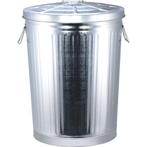 Villa detached outdoor trash can sanitation large size bucket vats grain storage large industrial with lid iron bucket