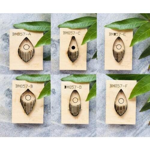 Japan Steel Blade Rule Die Cut Steel Punch Teardrop 40~120mm Earring Mold Wood Dies for Leather Cutter for Leather Crafts