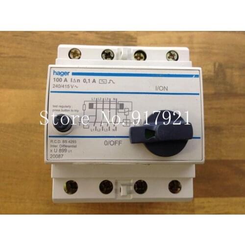 [ZOB] Hagrid U899UI circuit breaker 4P100A 100MA