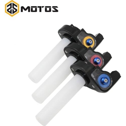 ZS MOTOS Throttle Grip Twist Quick Action Gas Throttle Settle+Cable Fit KAYO Apollo Bosuer xmotos Dirt Pit Bike 50cc 110cc 125cc