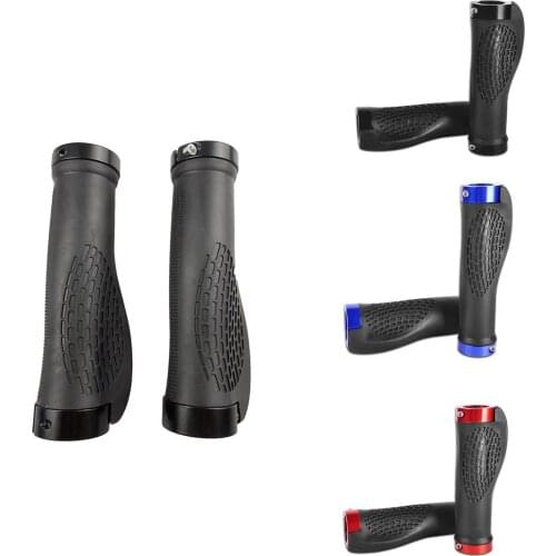 1 Pair Fixable MTB Mountain Bicycle Ergonomic Non-Slip Handlebar Cover Griper
