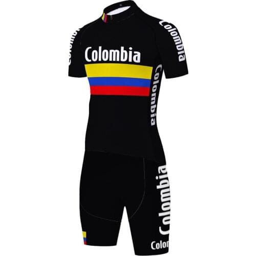 2021 Colombia One Piece Skinsuit Cycling Jersey 2021 ProTeam Maillot Ciclismo Hombre triathlon Cycling Jersey Cycling Equipment