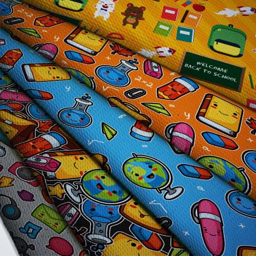 50*140cm Bullet Textured Liverpool Fabric Flower Printed DIY Tissue Kids Home Textile for Sewing Quilt Decoration Home