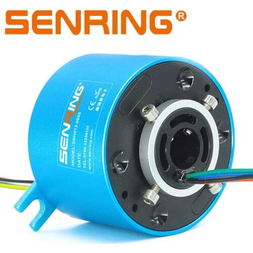5A Electronic Slip Ring with Bore 12.7mm OD 56mm Rotary Union Precious Gold Contacting Material