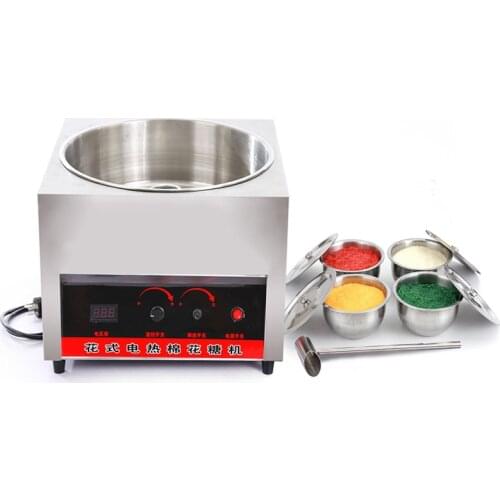 Commercial Electric Heating Sweet Cotton Candy Maker Automatic DIY Cotton Candy Sugar Fancy Fairy Floss Machine Processor 220V