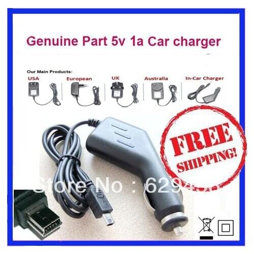 DC 5V 1A Car Charger Adapter Cable for TOMTOM GO720 520 530 730 920 ONE V2 V3 XL 930 ONE GPS