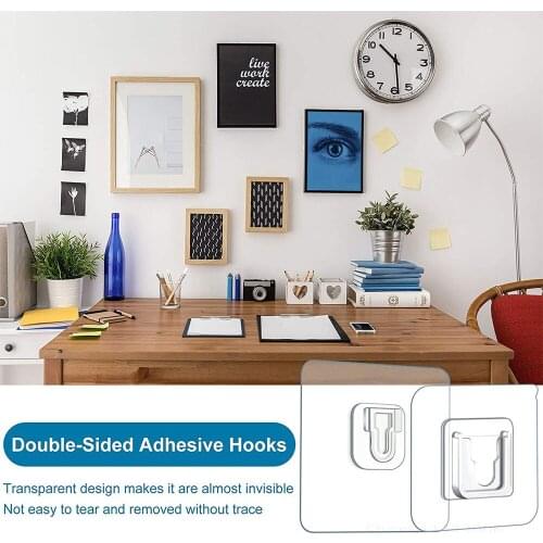 Double-Sided Adhesive Wall Hooks Hanger Strong Transparent Suction Cup Wall Holder For Kitchen dubbelzijdig klevende haken