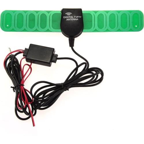 JX-LCLYL Universal 12V Car AM FM Radio Digital Antenna Aerial Signal Amplifier Booster