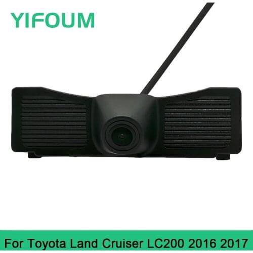 YIFOUM HD CCD Car Front View Parking Night Vision Positive Waterproof Logo Camera For Toyota Land Cruiser 200 LC200 2016 2017