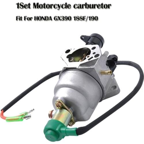CARPRIE Carburetor 1Set Motorcycle Carburetor Carb For HONDA GX390 188F/190 Engine Motor Generator 2.7KGm/2.500rpm m20