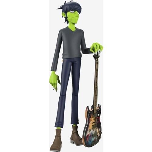 Gorillaz Collectible Bass Player Figures Rock Band Resin Sculpture Home Decoration Accessories for Living Room Ornaments