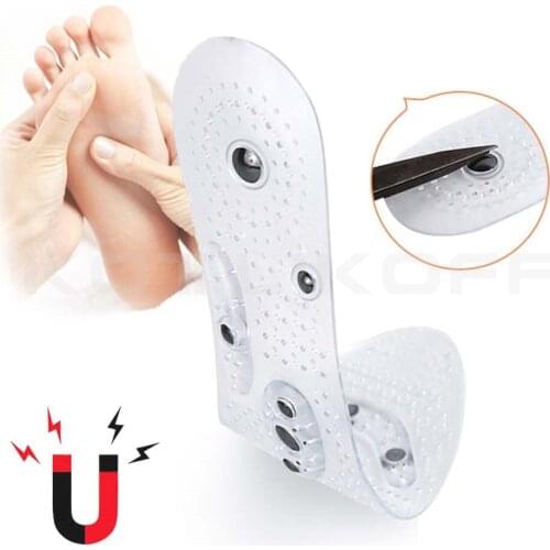 Magnetic Therapy Slimming Insoles Foot Patch Cushion Shoe Insole Gel Pad Acupressure Slimming Insoles Foot Care Insert foot