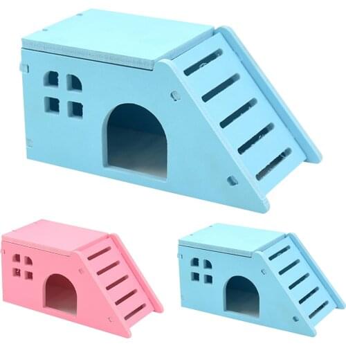 Small Animals Cages Hamster Cage Climbing House Detachable Plastic Hamster House Toy Hideout for Rat Guinea pig