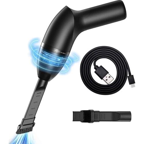 4.3Kpa Powerful Vacuum: Cordless Rechargeable USB Computer Keyboard Cleaner for Cleaning Dust, Hairs, Crumbs, Piano