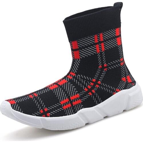 New Pop Brand Men Casual Shoes Men Shoes High-top Socks Shoes Man Fashion Breathable Male Sneakers Chaussure Homme Ete Nice