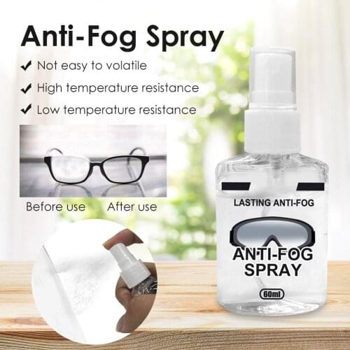 60ml Cleaner Swim Goggles Anti Fog Defogger Skiing Lens Sports Glasses Portable Tool Outdoor Solution Fitness Prevent Mist Spray