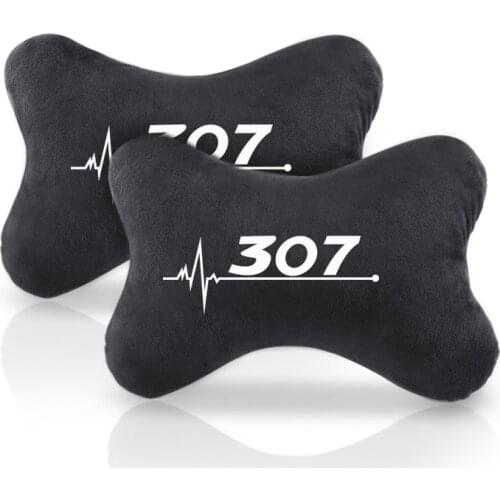 Car Seat Headrest Head Neck Pillow Car Pillow Headrest Support Cushion for Peugeot 307