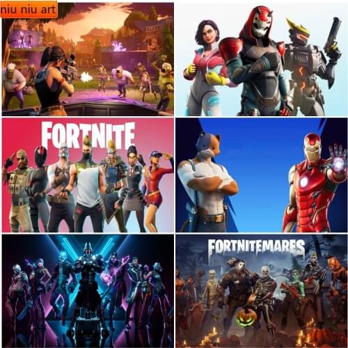 Full Diamond Embroidery Diamond Mosaic Diamond Painting Disney Fortnite Anime Cross Stitch Kits Home Decor