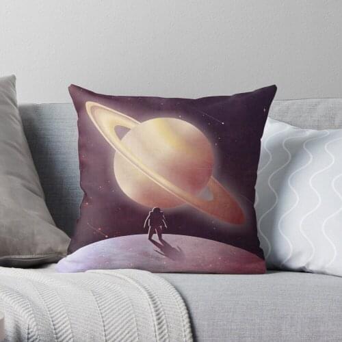 A View From Enceladus Throw Pillow Cushion Cover Polyester throw pillows case on sofa home living room car seat decor 45x45cm