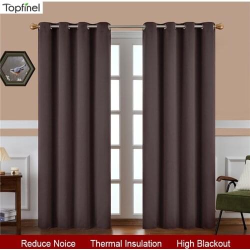 Topfinel Yellow Modern Blackout Curtains For Bedroom Living Room Window Treatment Blinds Decoration High Shading Finished Drapes