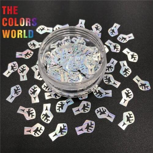 TCT-446 Fist 11MM Boxing Nail Glitter Nail Art Decoration Henna Tumbler Crafts DIY Handwork Accessories Festival Party Supplier