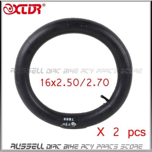 16x2.50 Inner Tube (Bent Valve stem) for Electric scooter ATV dirt pit bike Motorcycle 16x2.50/2.70