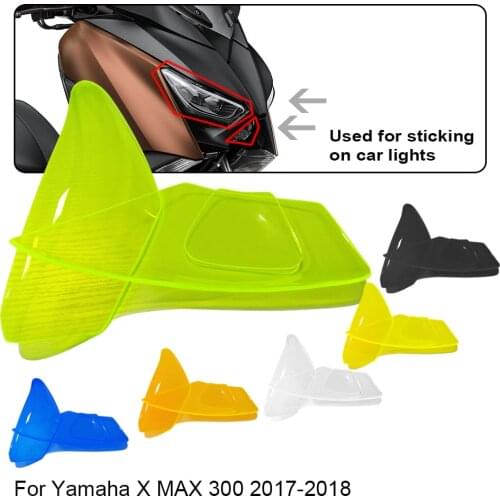 For Yamaha X MAX XMAX 300 XMAX300 2017 2018 Accessories Protection Shield Guard Lens Motorcycle Headlight Screen Protector Cover