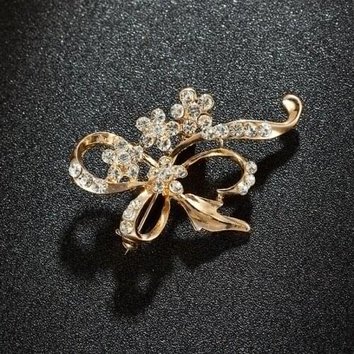 ZHEGUOYAOLU Brooches Bow On Clothes