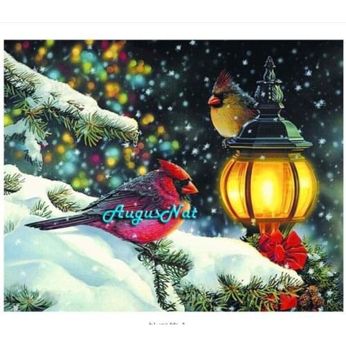 Winter diamond painting full square animals wall art bird decor crystal rhinestone painting diamond dotz kits needleworks gift