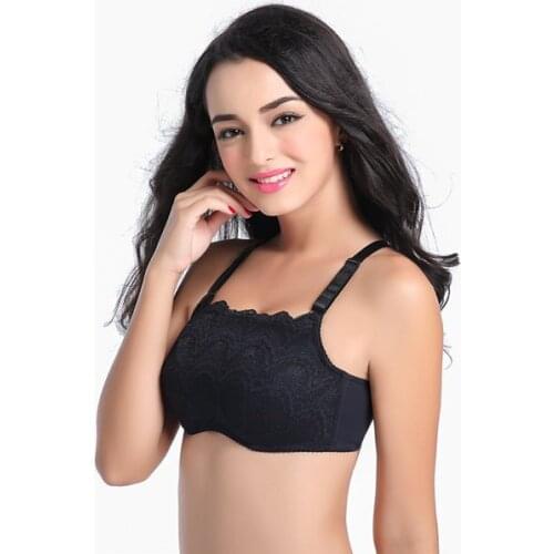 2 Colors Size 75-95ABC Breast Cancer Bra Mastectomy Women Bra Designed with Pockets for Silicone Breast Prosthesis