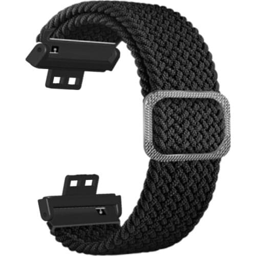 2021 New Suitable For Huami Aamazfit T-Rex/ T-Rex Pro Adjustable Woven Elastic Strap Single Color Double Color Replaceable Strap