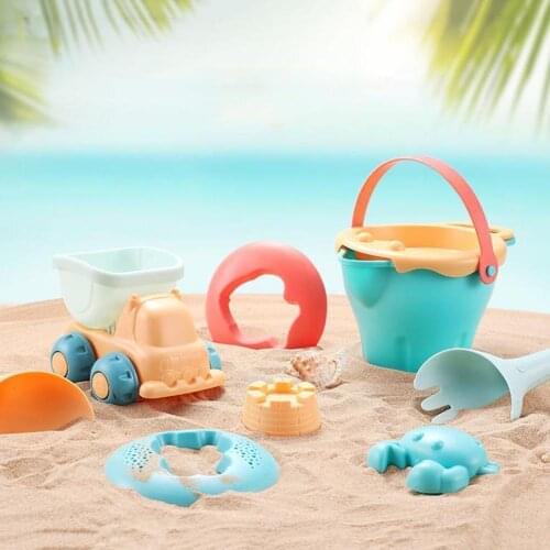5/7/9/14 Pcs Kids Beach Garden Sandpit Pool Toy Summer Outdoor Sand Digging Toys Soft Rubber Baby Bath Play Water Toys