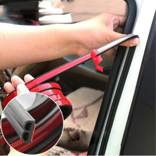 B Shape Car Door Seal Strips for Renault Clio Megane Scenic Twingo Kangoo Master kwid Symbol Trafic Kaptur Kadjar