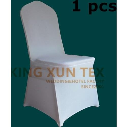 White Christmas Wedding Lycra Spandex Chair Cover Stretch Chair Cover For Dining Event Party Decoration