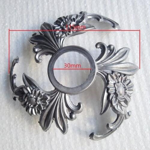 115mm Zinc alloy die casting decorative Flower for chandelier Craft decoration DIY lighting accessories wholesale