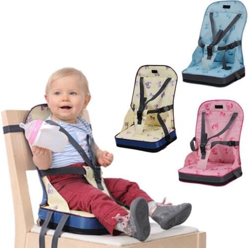 Baby Dining Chair Bag Baby Portable Seat Oxford Water Proof Fabric Infant Travel Foldable Safety Belt Feeding High Chair