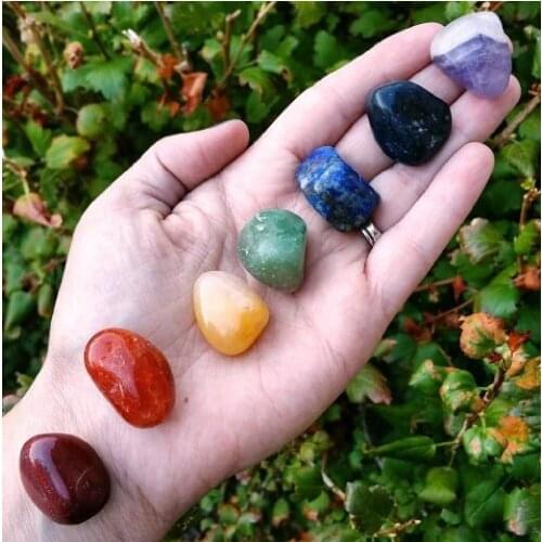 7 Chakra Crystal Healing Tumbled Stones Set