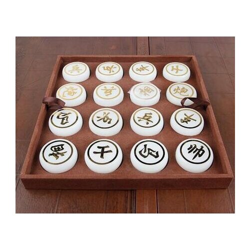 Natural Afghan White Jade Chess Large Collectible Chess Business Gifts Chinese Chess Folded Board