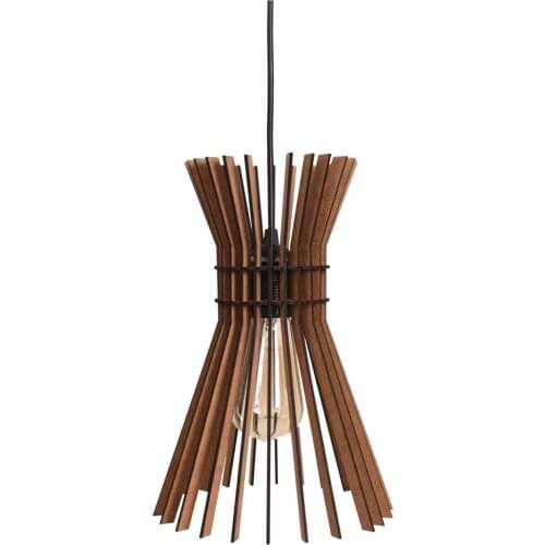 Single Catalina Decorative Wood Chandelier Height: 30(Tijle Together 70cm ) . Width: 20cm
