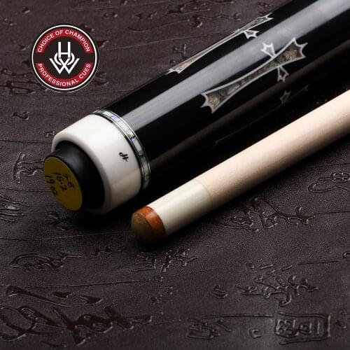 HOW Offical Store HOW H-293,H-291A Pro Series Cp Plus 12.5mm Ebony High-end Joint Abalone Shell Inlay Billiard Pool Cue Stick
