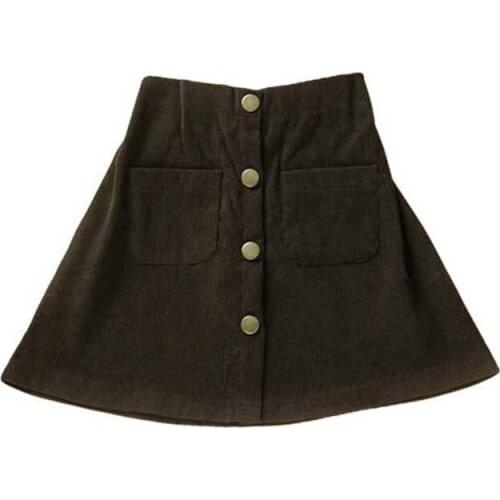 2-7T Toddler kid Girl Autumn Winter Skirt For Girl High waist Warm Mini Skirt Elegant Cute Sweet Party Club Streetwear Outfit